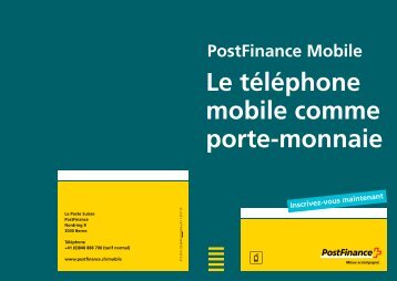 Postfinance Mobile: Le t