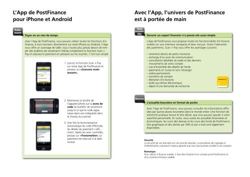 Postfinance Mobile: Le t