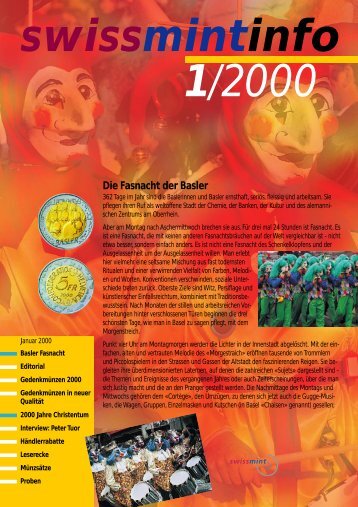 2000/1 Die Fasnacht der Basler (PDF, 534Kb) - Swissmint