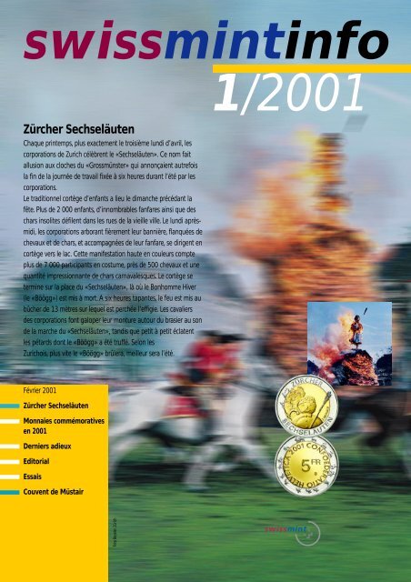 2001/1 - Zürcher Sechseläuten (PDF, 526Kb) - Swissmint