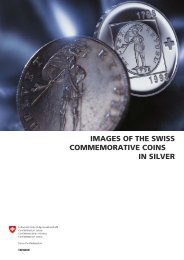 images of the swiss commemorative coins in silver - Swissmint