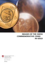 images of the swiss commemorative coins in gold - Swissmint