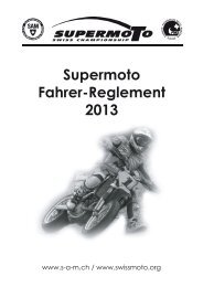 Supermoto Fahrer-Reglement 2013 - FMS