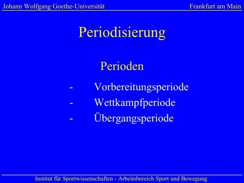 Periodisierungsmodelle im Krafttraining - Swiss Olympic