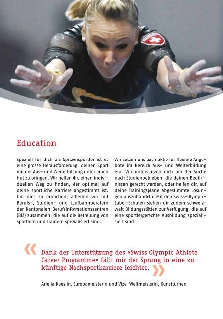 Swiss Olympic Athlete Career Programme