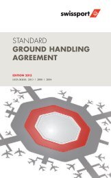 STANDARD GROUND HANDLING AGREEMENT - Swissport