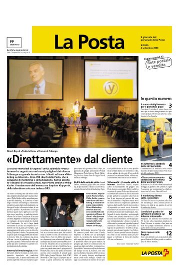 Â«DirettamenteÂ» dal cliente - Die Schweizerische Post