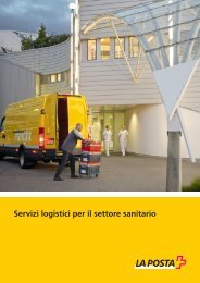 Servizi logistici per il settore sanitario