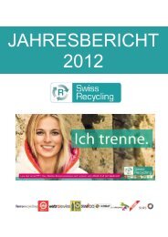 JAHRESBERICHT 2012 - Swiss Recycling