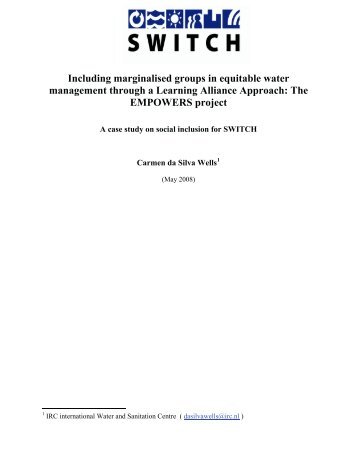 Case Study: Empowers - SWITCH - Managing Water for the City of ...