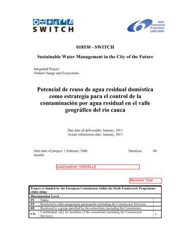 Potencial de reuso de agua residual domÃ©stica como estrategia ...