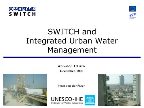 TA06: SWITCH and IUWM - SWITCH - Managing Water for the City ...