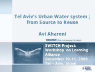 Tel Aviv's Urban Water system - SWITCH - Managing Water for the ...