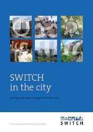 SWITCH in the city: putting urban water management