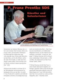 P. Franz Prentke SDS - Salvator-Missionen