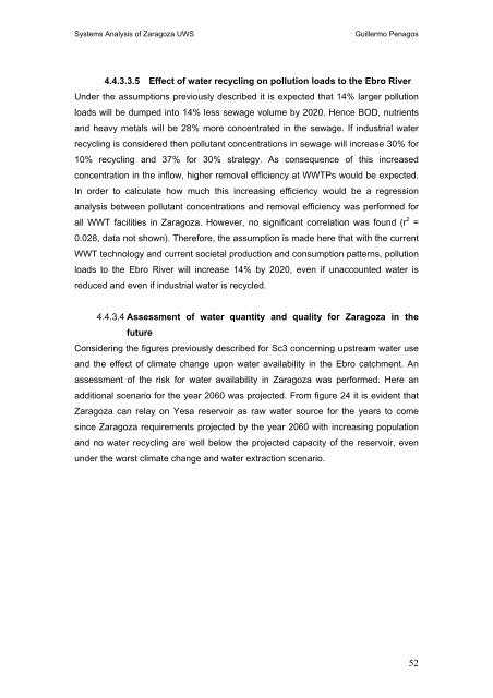 Systems Analysis of Zaragoza Urban Water - SWITCH - Managing ...