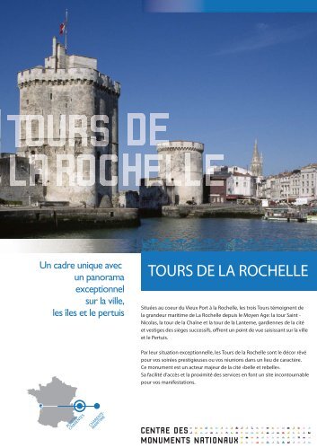Tours de la Rochelle - Centre des monuments nationaux