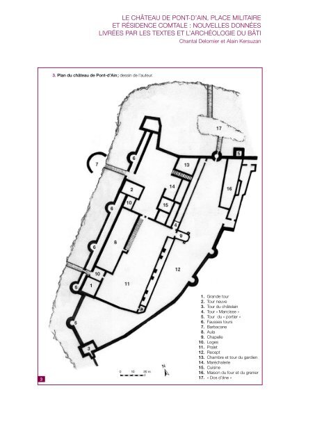 Le chÃ¢teau de Pont-d'Ain, place militaire et rÃ©sidence comtale ...