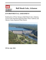 Bull Shoals Lake - Ozark Mt. Water Supply Final EAand FONSI