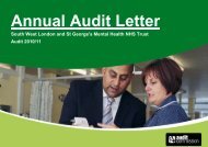 Annual Audit Letter - South West London and St George's Mental ...