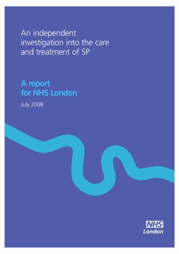 An independent investigation into the care and ... - Hundred Families