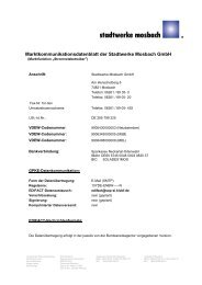 Anlage 4 Ansprechpartner SWM - Stadtwerke Mosbach