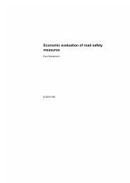 Economic evaluation of road safety measures - Swov