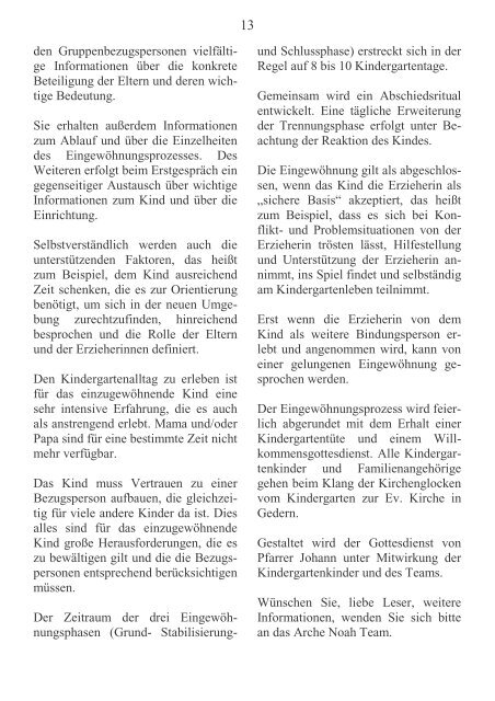 Aus der Gemeinde - Evangelische Kirchengemeinde Gedern