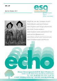 Echo Inhalt 59 (Page 1) - Essener Seniorengemeinschaft eV
