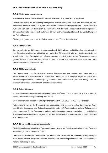 Baustromrichtlinie 2009 als Download ( PDF , 1,0 MB ) - Stadtwerke ...