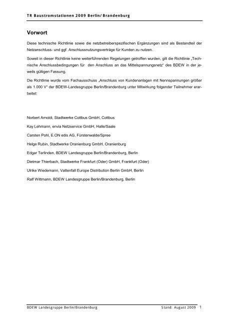 Baustromrichtlinie 2009 als Download ( PDF , 1,0 MB ) - Stadtwerke ...