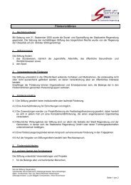 Förderrichtlinien - Stadtwerke Regensburg GmbH