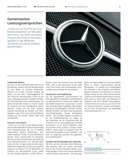 Fahrt in die Zukunft - Daimler Supplier Portal - Covisint