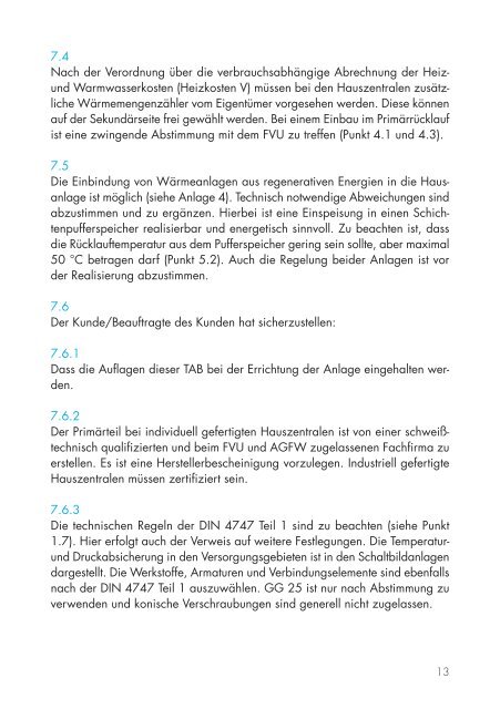 Technische Anschlussbedingungen (Stand 01.06.2012)