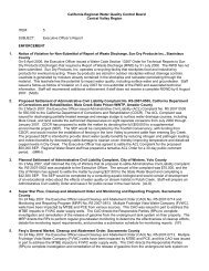 california regional water quality control board central valley region
