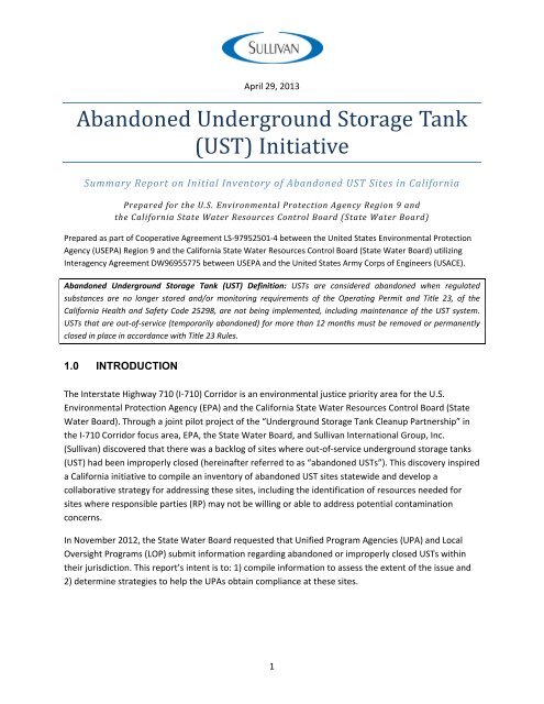 IV. SWRCB Supporting Documents - State Water Resources Control