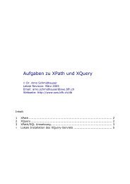 Aufgaben zu XPath und XQuery