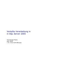 Verteilte Verarbeitung in in SQL Server 2005