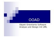 Objekt Orientierte Software Analyse und Design mit UML