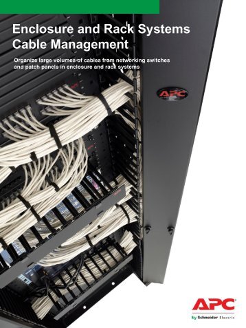 Enclosure and Rack Systems Cable Management - SWS a.s.