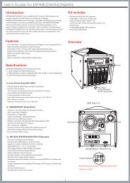 User's Guide for ESFWBU2SATA525QAR6 - SWS a.s.