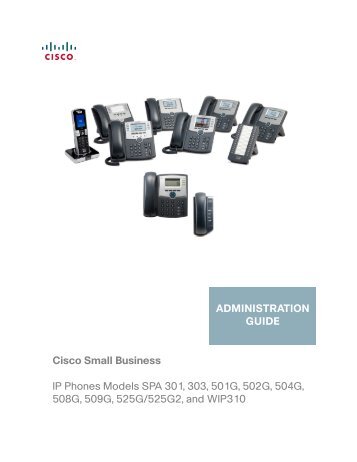 Cisco Small Business SPA 300 Series, SPA 500 Series ... - SWS a.s.