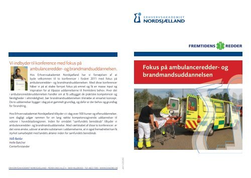 Fokus på ambulanceredder- og brandmandsuddannelsen