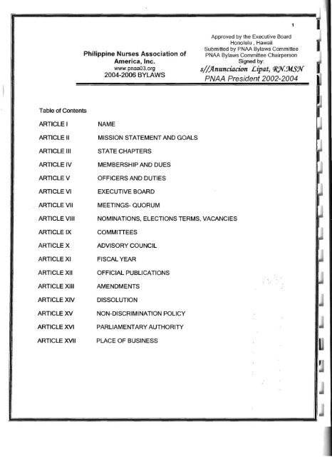 2004 PNAA Biennial Report