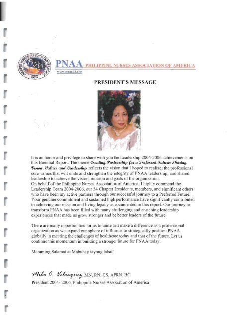 2004 PNAA Biennial Report