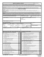 DD Form 2807-1, Report of Medical History, October ... - Army ROTC