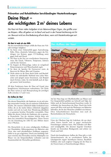 Deine Haut â die wichtigsten 2 m2 deines Lebens