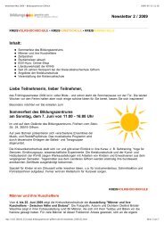 Newsletter Mai 2009 - Bildungszentrum Gifhorn