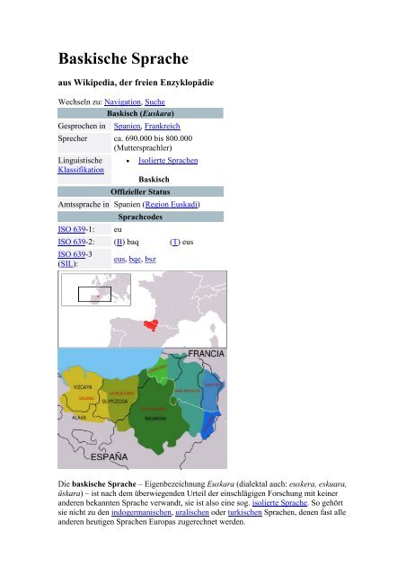 Baskische Sprache - Euskalema