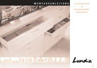 Montageanleitung Schubladen pdf - Lundia Nord